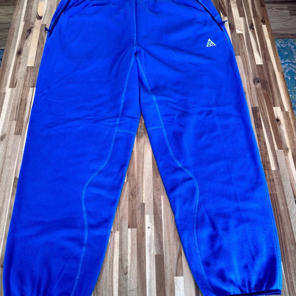 Blue Nike ACG Fleece Jogger Pants